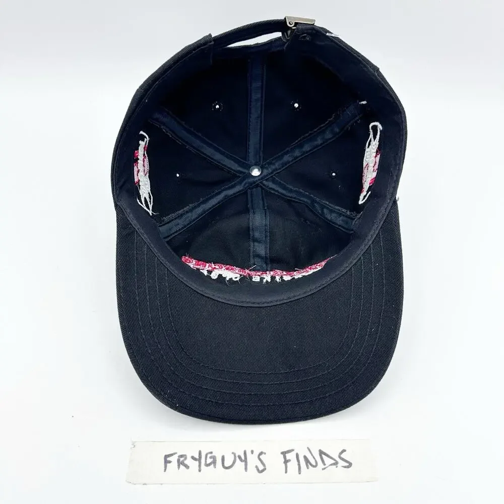 Vintage Y2K 2000s Joe Rocket Racing Superbike Sports Hat Black Motorcycles OSFA